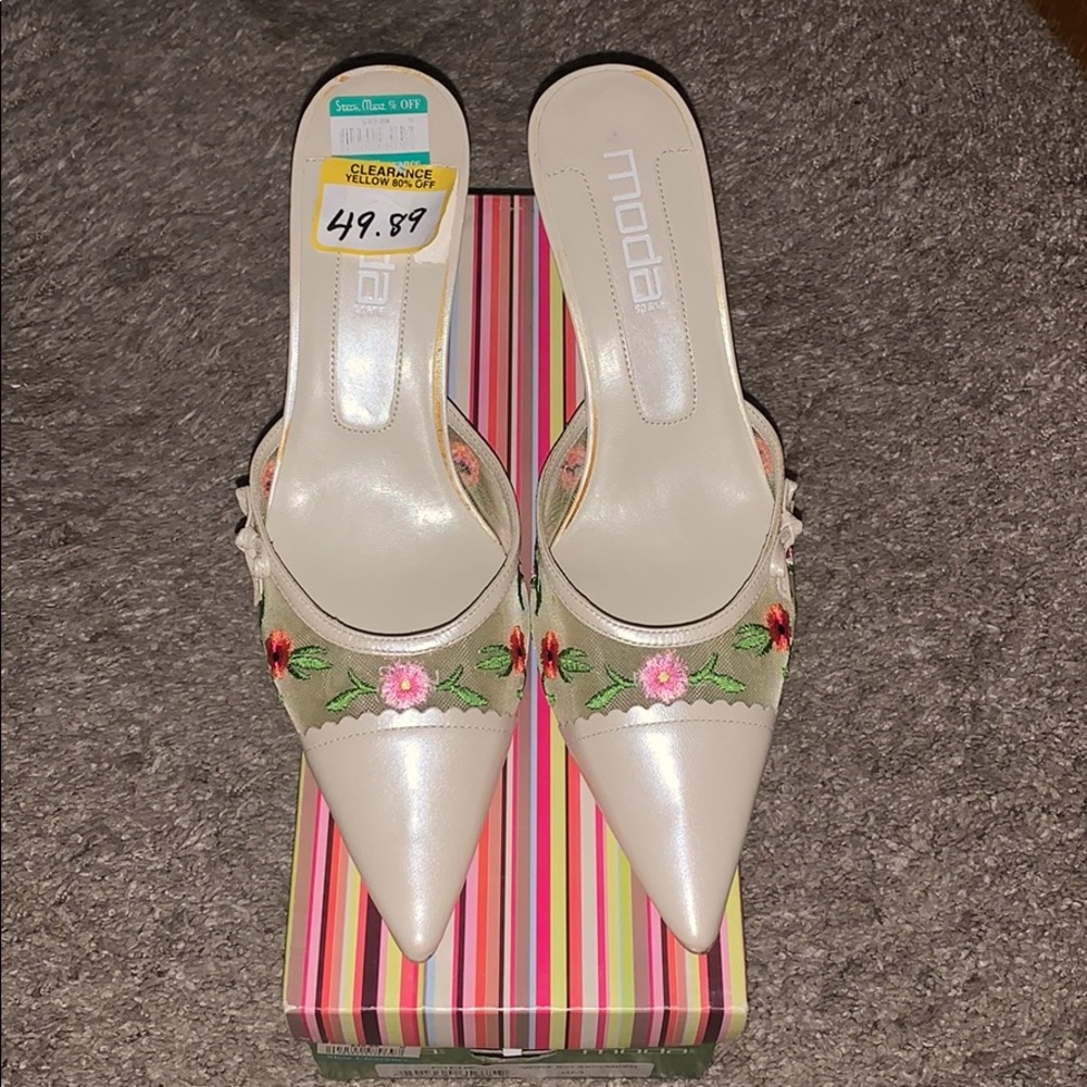 Floral Moda Spana Heels
